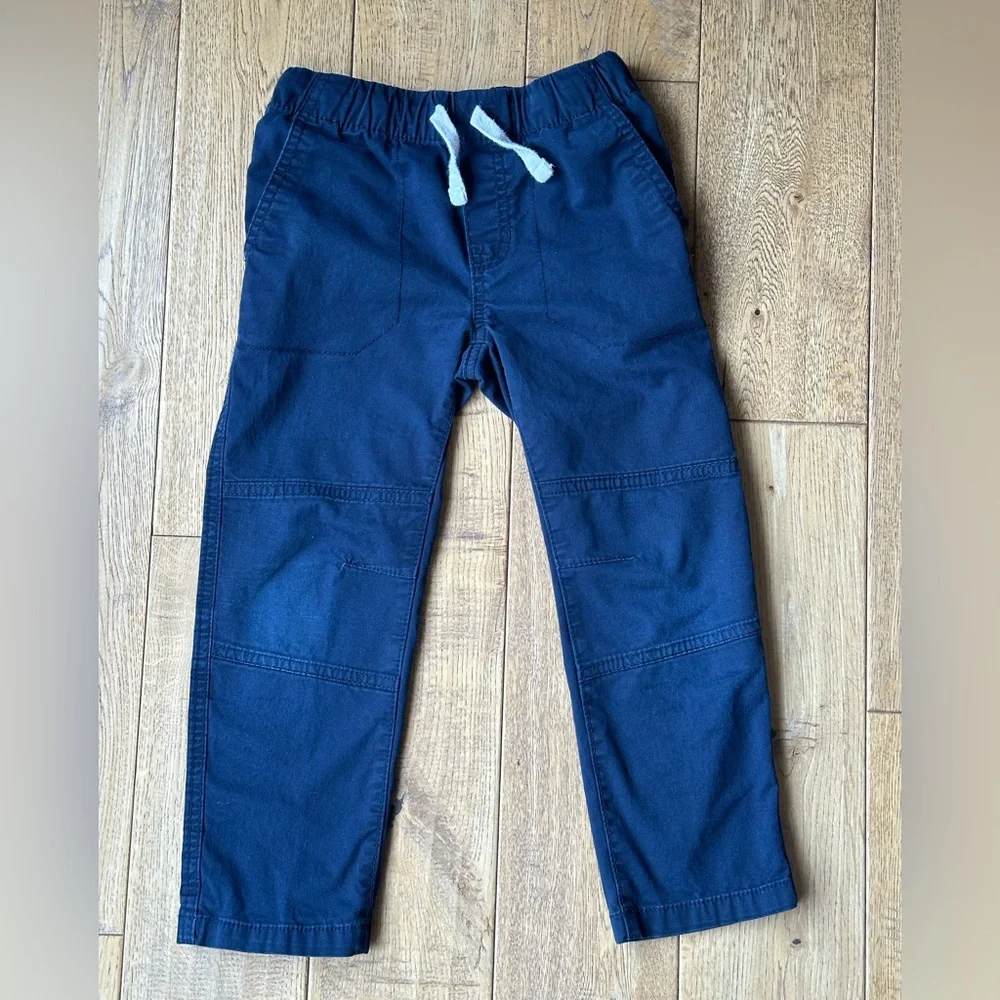 Cat & Jack Stretch Straight Fit Pull-On Pants Navy size 4 - Picture 1 of 6